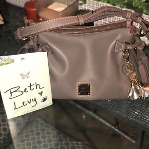 Dooney and Bourke calf leather mini samba